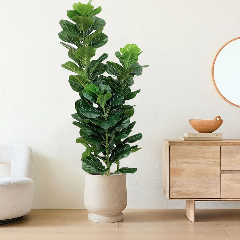 35～150cmの熱帯樹木、大型フェイクフィカス・リラータ、 - Ficus Lyrata Tree のレビューと価格
