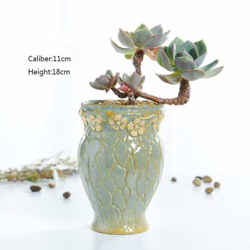 多肉植物植木鉢中小サイズの花瓶レトロな花の植木鉢クリエイティ - Echeveria Succulent のレビューと価格